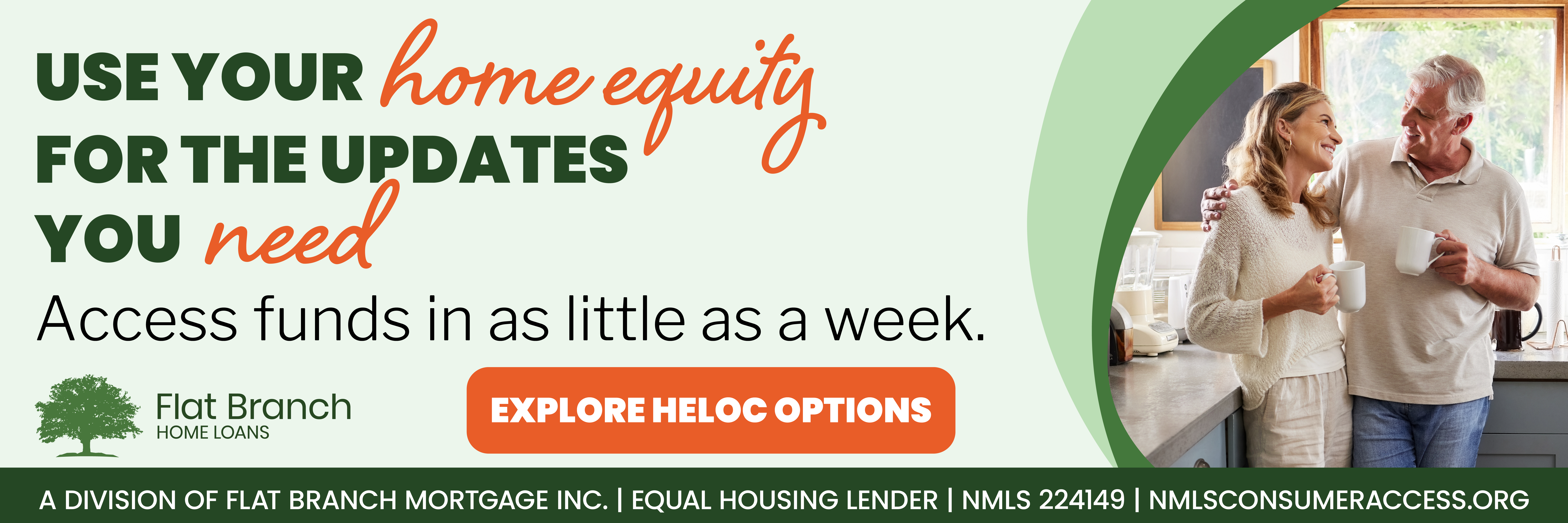 HELOC funds, fast and convenient. Apply online and access funds in as little as a week. Great for home improvements or debt consolidation.